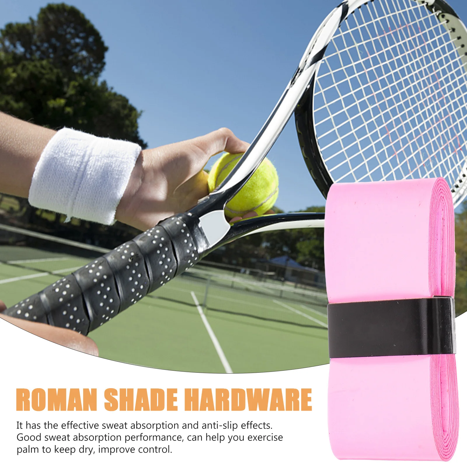 1 Pair Anti-Slip Tennis Racket Sweatband Pu Reusable Overgrip For Badminton Handle Wrap Lightweight Grip Tape Sports Accessories
1 Pair Anti-Slip Tennis Racket Sweatband Pu Reusable Overgrip For Badminton Handle Wrap Lightweight Grip Tape Sports Accessories