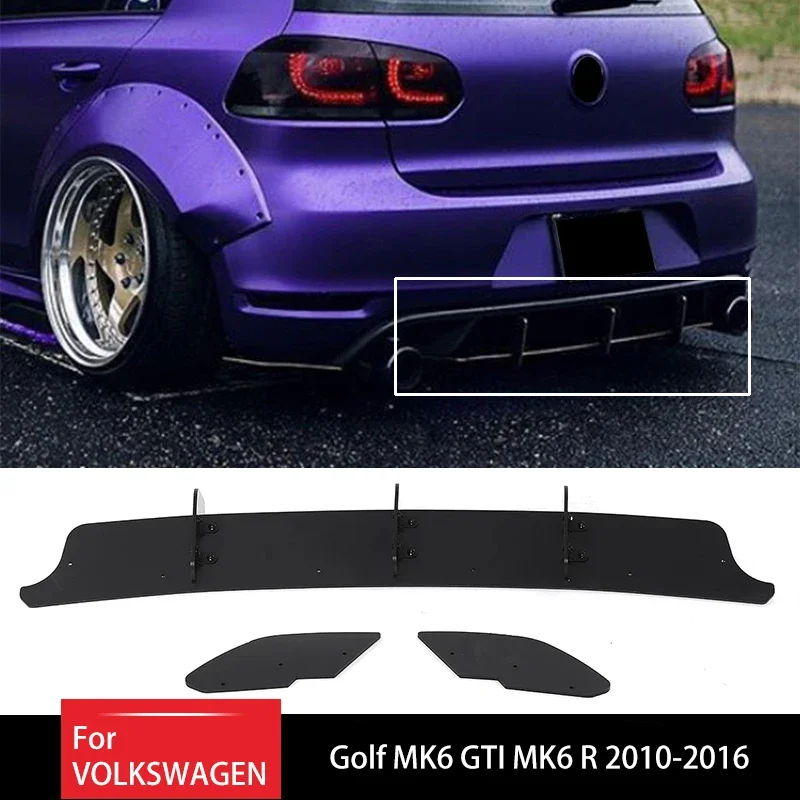 Rear Bumper Diffuser Lip for VOLKSWAGEN Golf MK6 GTI MK6 R 2010-2016 Rear Side Splitters Car Spoiler Guard Protector
Rear Bumper Diffuser Lip for VOLKSWAGEN Golf MK6 GTI MK6 R 2010-2016 Rear Side Splitters Car Spoiler Guard Protector