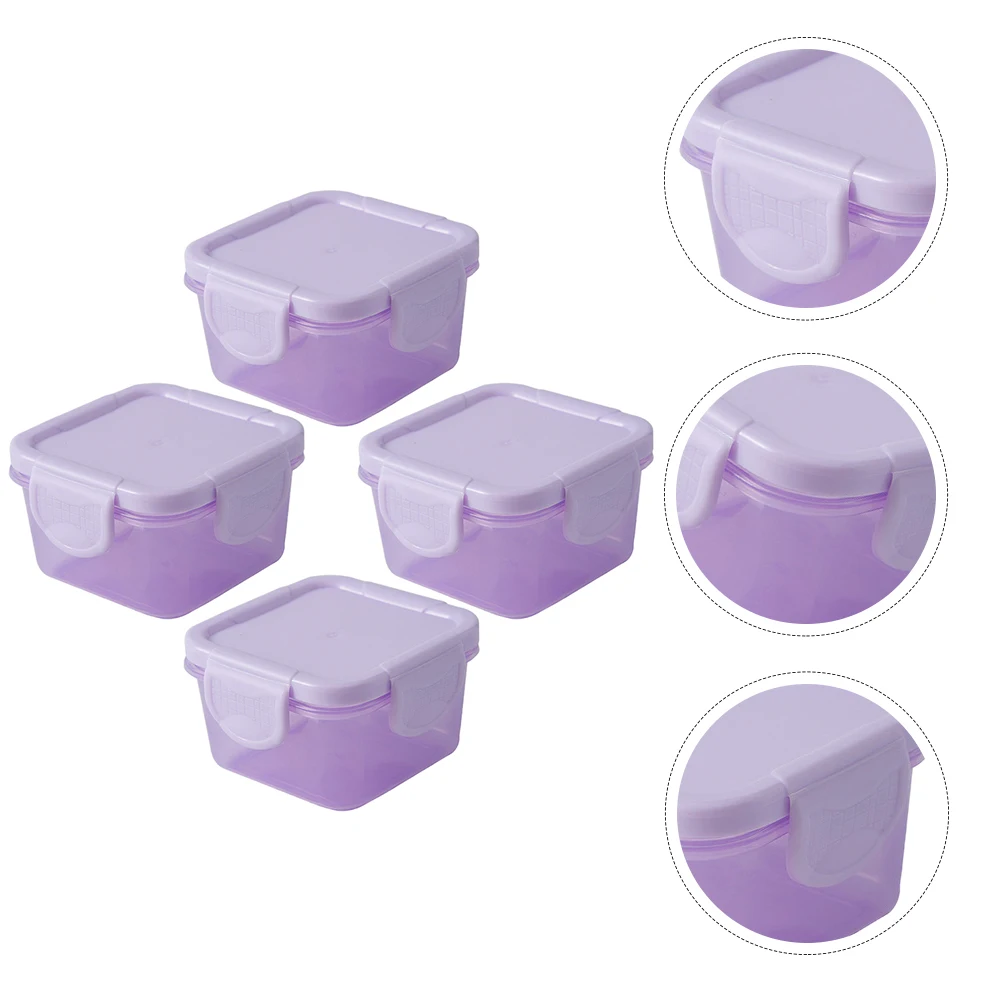 4 Pcs Crisper Fridge Meal Bins with Cover Small Food Storage Containers Lids Purple Fruit and Veggie Travel
4 Pcs Crisper Fridge Meal Bins with Cover Small Food Storage Containers Lids Purple Fruit and Veggie Travel