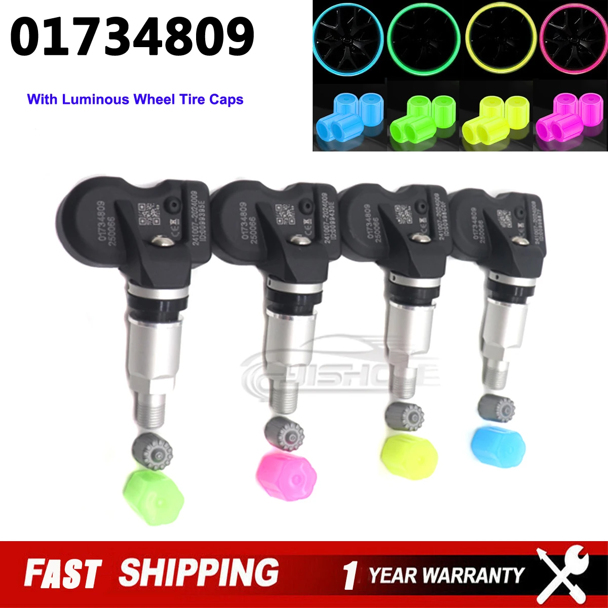 1/4PCS TPMS 01734809 New Car Tire pressure sensor 433MHZ For 2017-2023 Geely Coolray Emgrand EV500 EV450 Vision X3 Vision S1
1/4PCS TPMS 01734809 New Car Tire pressure sensor 433MHZ For 2017-2023 Geely Coolray Emgrand EV500 EV450 Vision X3 Vision S1