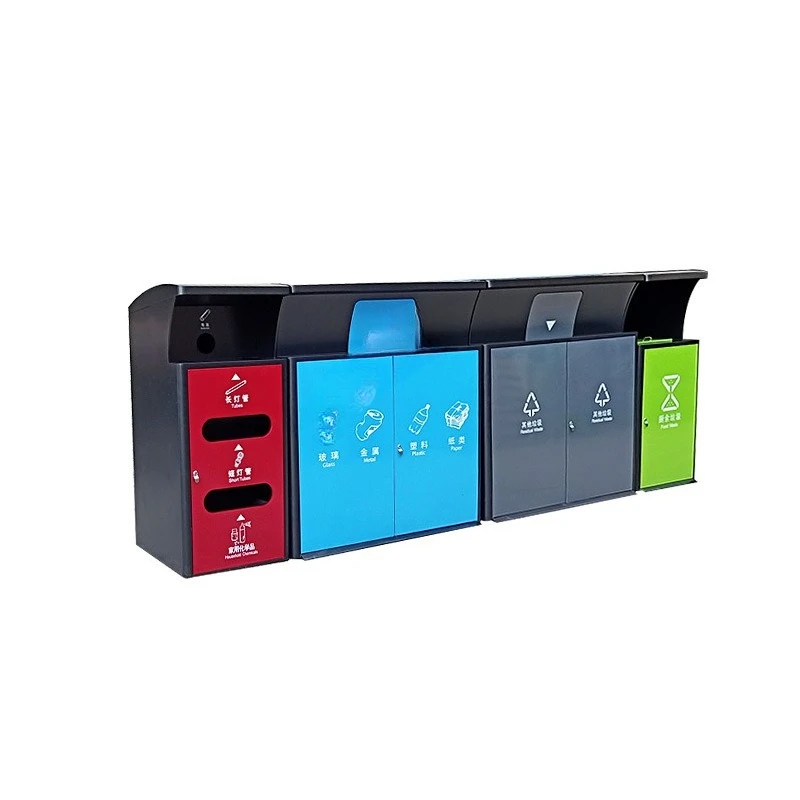 Sorted garbage kiosk, outdoor sanitation glass plastic paper cover manufacturer, urban village domestic garbage delivery point
Sorted garbage kiosk, outdoor sanitation glass plastic paper cover manufacturer, urban village domestic garbage delivery point