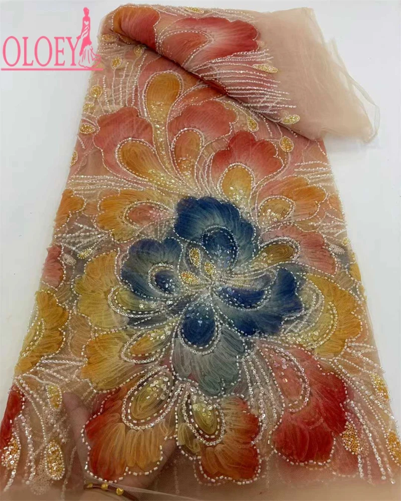 OLOEY французская кружевная ткань в африканском нигерийском стиле, расшитая бисером и блестками, кружевная ткань для свадебного платья
OLOEY французская кружевная ткань в африканском нигерийском стиле, расшитая бисером и блестками, кружевная ткань для свадебного платья