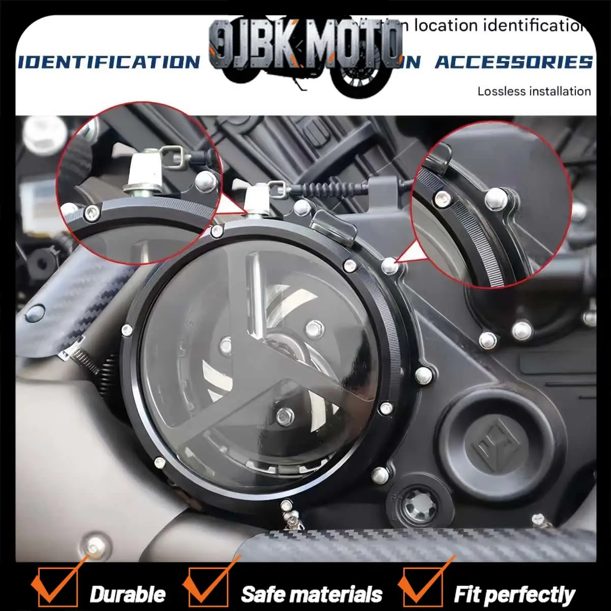 【Perfect fit】For BD Benda Black Flag 500 Transparent Clutch Side Cover Engine Clutch Side Cover BD Benda Black Flag 500
【Perfect fit】For BD Benda Black Flag 500 Transparent Clutch Side Cover Engine Clutch Side Cover BD Benda Black Flag 500