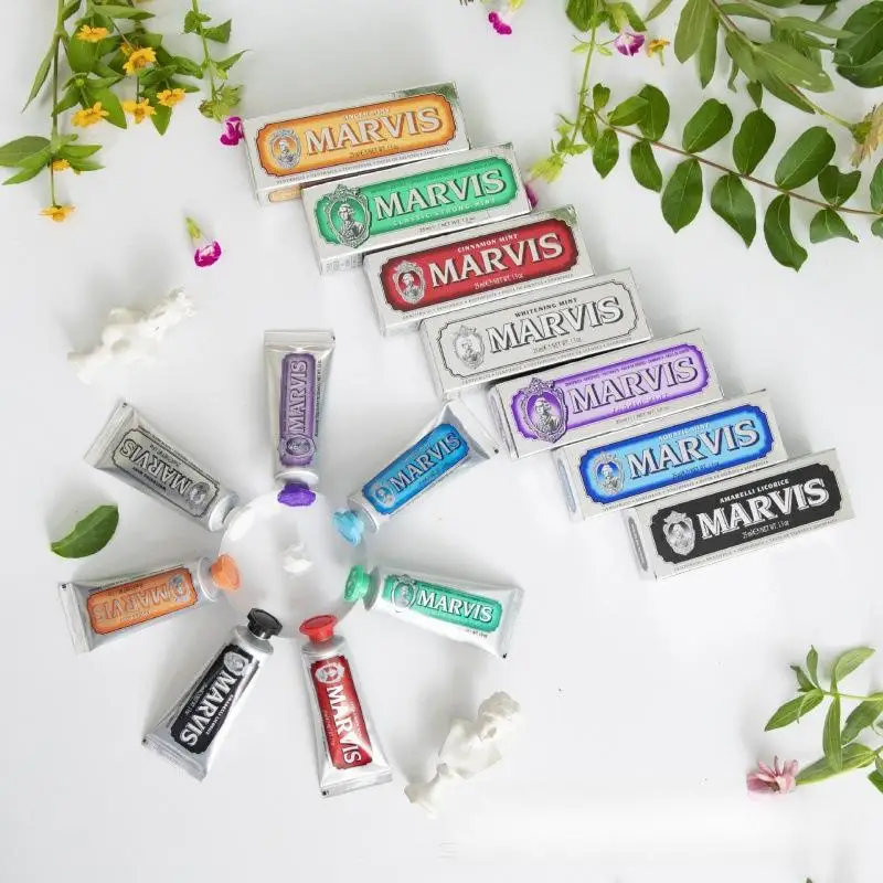 85ml Italy Original Marvis Whitening Toothpaste Freshen Breath Remove Smoke Stains Deep Cleansing Toothpaste For All Ages
85ml Italy Original Marvis Whitening Toothpaste Freshen Breath Remove Smoke Stains Deep Cleansing Toothpaste For All Ages
