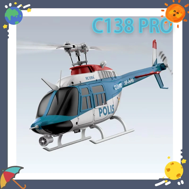 C138 pro RC Helicopter 1:33 Scale Realistic Model Optical Flow Positioning Remote Control Toy for Ages 14+ Years
C138 pro RC Helicopter 1:33 Scale Realistic Model Optical Flow Positioning Remote Control Toy for Ages 14+ Years