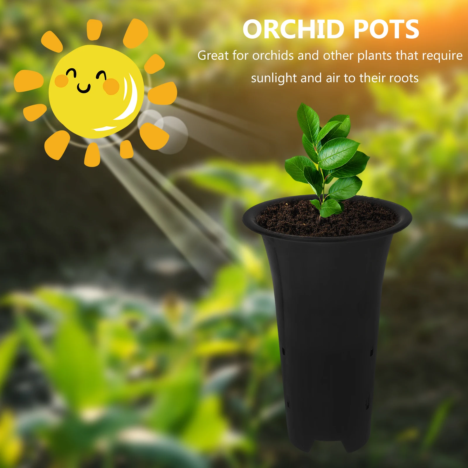 6 Pcs chid Plant Nursery Pots Breathable Flower Pots Lightweight Durable Sturdy Design Raised Center Eliminate Stagnant Water
6 Pcs chid Plant Nursery Pots Breathable Flower Pots Lightweight Durable Sturdy Design Raised Center Eliminate Stagnant Water