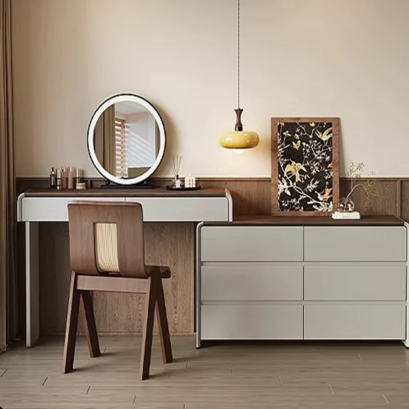 Интегрированные туалетные столики для хранения вещей, легкие роскошные туалетные столики для макияжа высокого класса, мебель для спальни, домашняя мебель, платье продаж, ZY40SZT
Интегрированные туалетные столики для хранения вещей, легкие роскошные туалетные столики для макияжа высокого класса, мебель для спальни, домашняя мебель, платье продаж, ZY40SZT