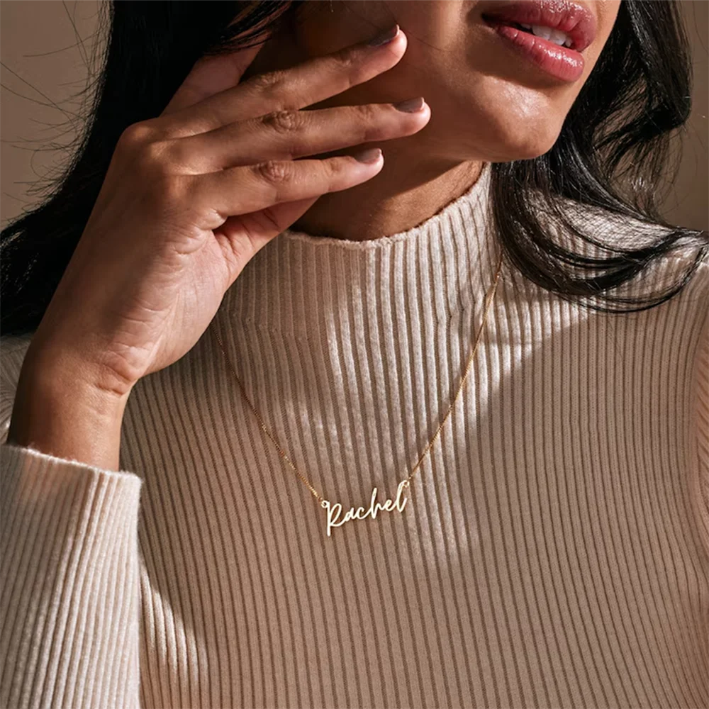 Custom Name Necklace For Women Personalized Letter Pendant Stainless Steel Jewelry Men Chain Choker Collar
Custom Name Necklace For Women Personalized Letter Pendant Stainless Steel Jewelry Men Chain Choker Collar