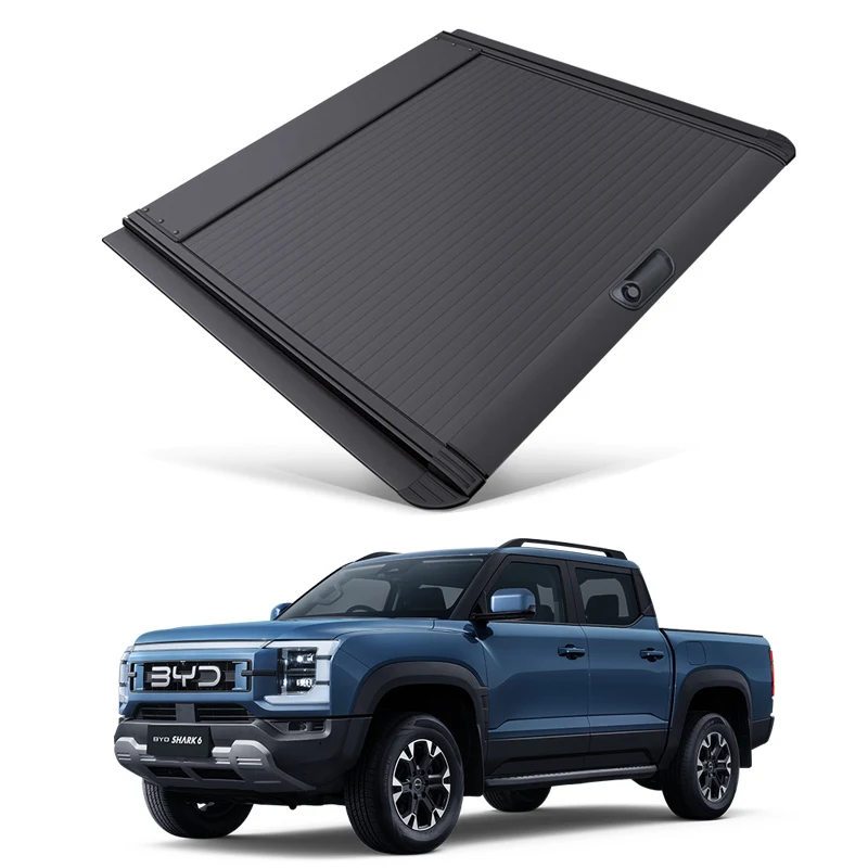 Крышка Tonneau из алюминиевого сплава для BYD SHARK 6 2024+, роликовая крышка, автозапчасти для пикапа 
Крышка Tonneau из алюминиевого сплава для BYD SHARK 6 2024+, роликовая крышка, автозапчасти для пикапа