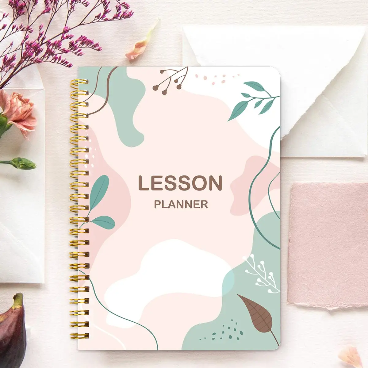 A5 Lesson Planner for Teachers, Spiral Teaching Plan Notebook, Class Record Organizer, Pastel Botanical Cover
A5 Lesson Planner for Teachers, Spiral Teaching Plan Notebook, Class Record Organizer, Pastel Botanical Cover