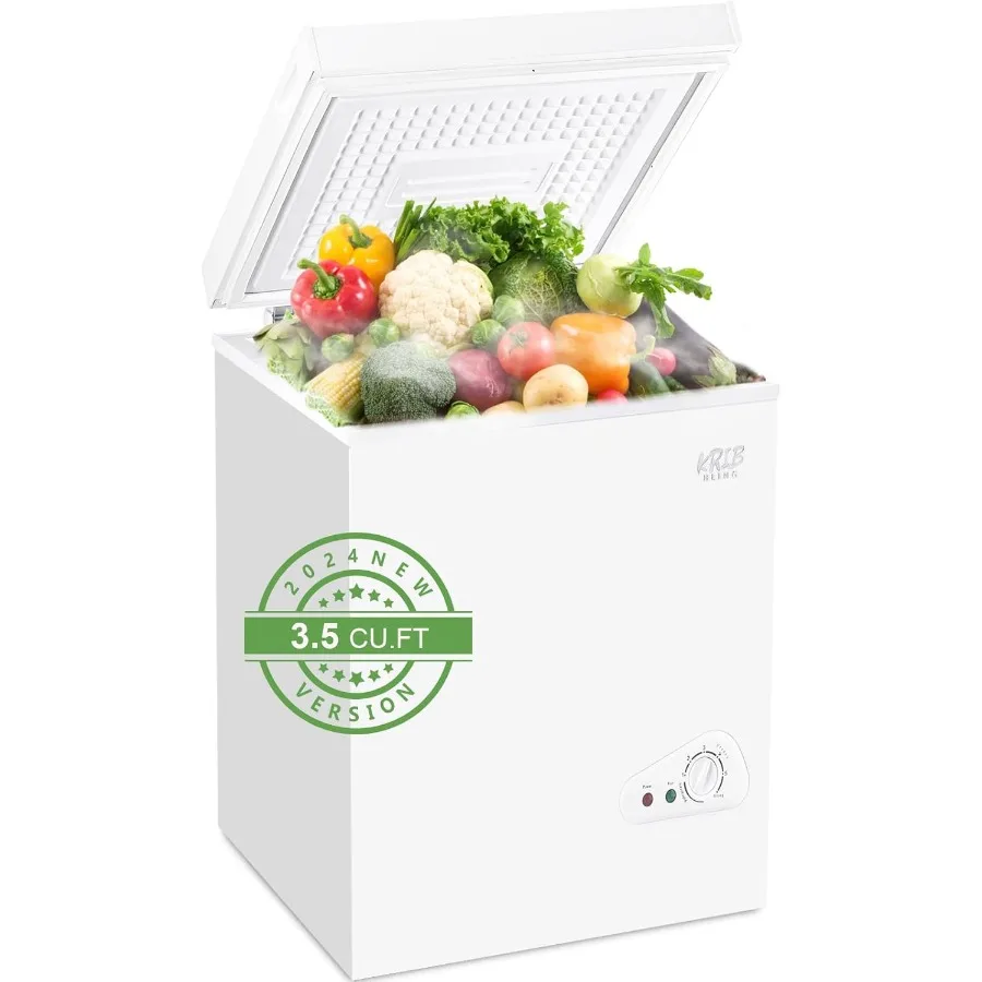 Compact Chest Freezer with Adjustable Thermostat and Removable Storage Basket for Efficient Food Preservation in Kitchen Garage
Compact Chest Freezer with Adjustable Thermostat and Removable Storage Basket for Efficient Food Preservation in Kitchen Garage