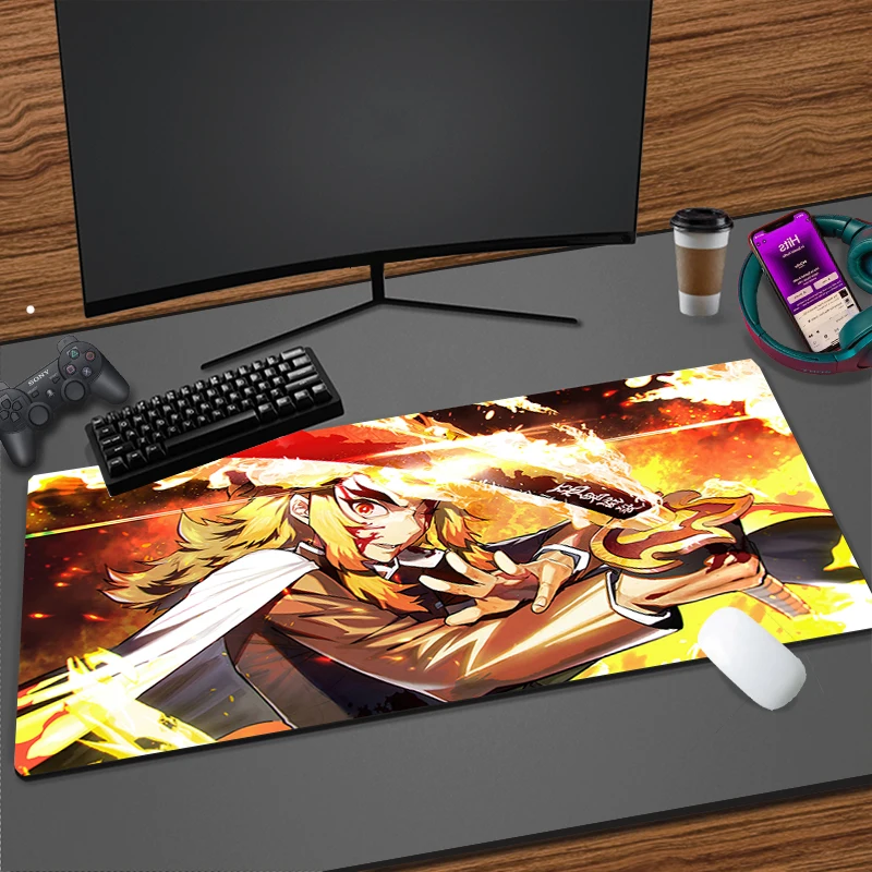 Mouse pad Professional E-sports gamers speed pc Gaming Rubber keyboard XXL desk mat D-demon Slayer Rengoku Kyoujurou mousepad
Mouse pad Professional E-sports gamers speed pc Gaming Rubber keyboard XXL desk mat D-demon Slayer Rengoku Kyoujurou mousepad