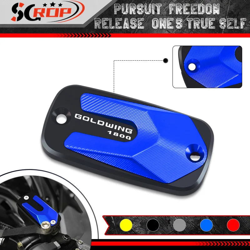 High Quality For Honda GOLDWING1800 GL1800 2001-2012 Motorcycle CNC Front Brake Fluid Reservoir Covers Oil Cup Caps goldwing1800
High Quality For Honda GOLDWING1800 GL1800 2001-2012 Motorcycle CNC Front Brake Fluid Reservoir Covers Oil Cup Caps goldwing1800