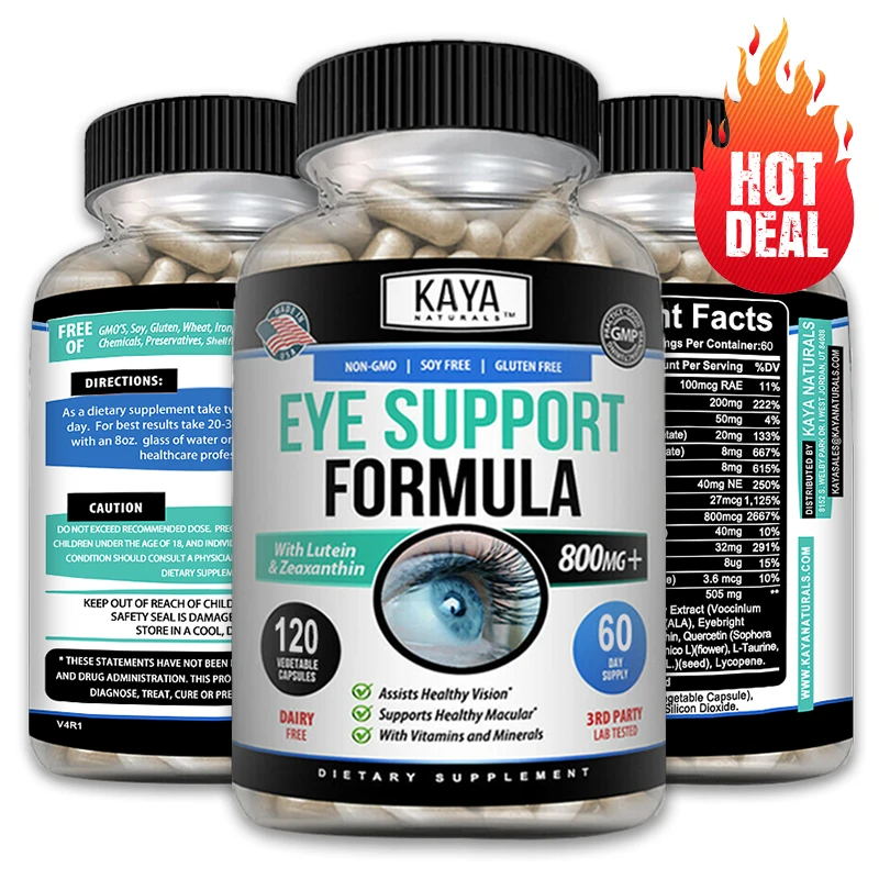 Naturals Eye Health Supplement - Lutein & Zeaxanthin - Supports Eye Strain, Dry Eyes, and Vision Health
Naturals Eye Health Supplement - Lutein & Zeaxanthin - Supports Eye Strain, Dry Eyes, and Vision Health