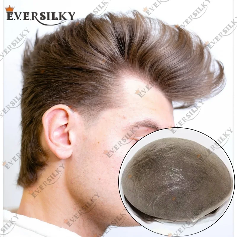 Brown Front V Toupee for Man #610#620#17#18 Thin Skin 0.04mm 100% Density PU Base Hairline toupee treatment for male baldness
Brown Front V Toupee for Man #610#620#17#18 Thin Skin 0.04mm 100% Density PU Base Hairline toupee treatment for male baldness