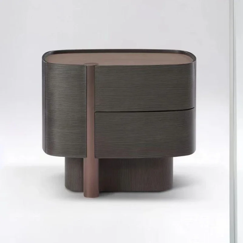 Saddle leather High-end paint sticker bedside table Designer cream wind Bedside cabinet Locker
Saddle leather High-end paint sticker bedside table Designer cream wind Bedside cabinet Locker