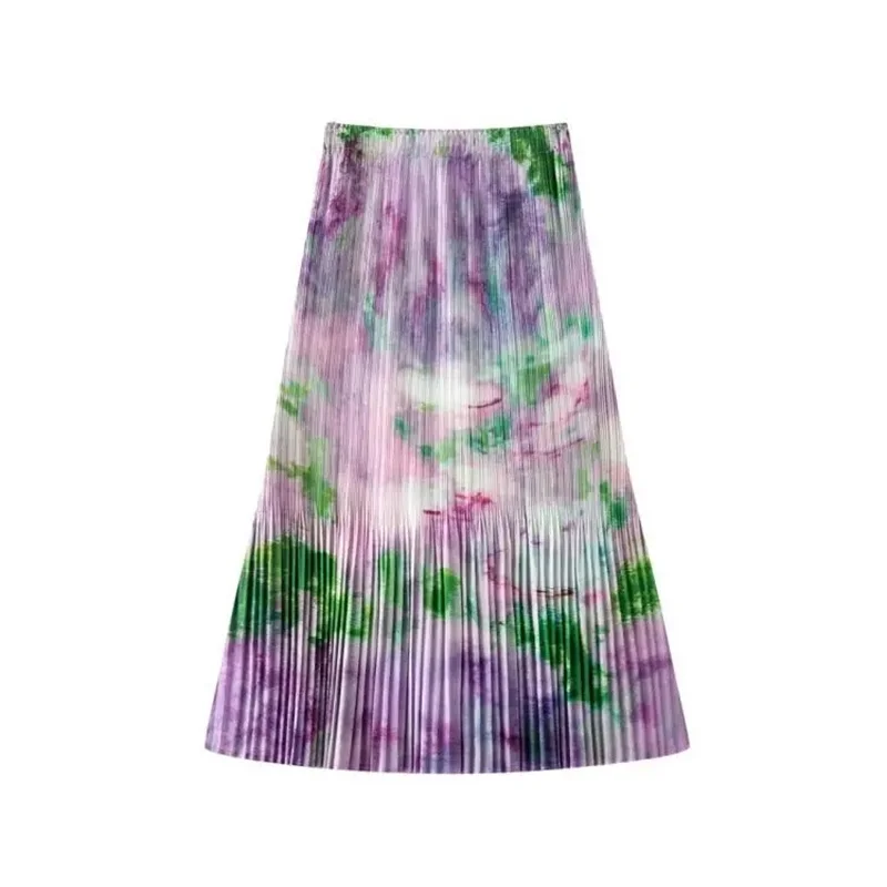 Miyake Retro Print Pleated Loose Beautiful Skirt Female Summer new High Waist Joker Temperament Bag Hip Skirt Women's Skirts
Miyake Retro Print Pleated Loose Beautiful Skirt Female Summer new High Waist Joker Temperament Bag Hip Skirt Women's Skirts