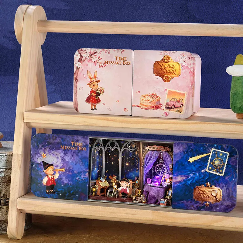DIY Wooden Time Message Box Mini Casa Figurines Miniatures Kits Assembled Doll Houses for Friends Birthday Gift Home Decor Craft
DIY Wooden Time Message Box Mini Casa Figurines Miniatures Kits Assembled Doll Houses for Friends Birthday Gift Home Decor Craft