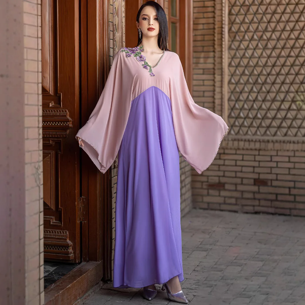 Dubai Embroidery Abaya Women Muslim Dress Kaftan Eid Ramadan Islam Jalabiya Turkey Kebaya Caftan Party Musulmane Femme Vestidos
Dubai Embroidery Abaya Women Muslim Dress Kaftan Eid Ramadan Islam Jalabiya Turkey Kebaya Caftan Party Musulmane Femme Vestidos