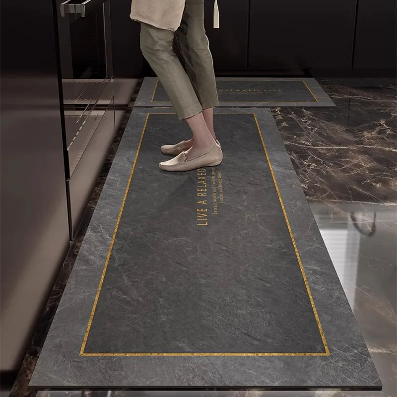 Kitchen Carpet Non-slip Waterproof Leather Floor Mat Imitation Marble Texture Large Size Rug PVC Home Decoration Foot Mats 주방 러그
Kitchen Carpet Non-slip Waterproof Leather Floor Mat Imitation Marble Texture Large Size Rug PVC Home Decoration Foot Mats 주방 러그