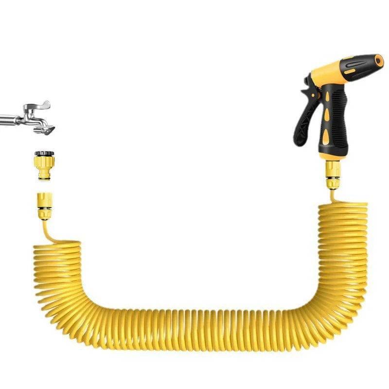 New Telescopic Water Pipe with High-pressure Nozzle Car Washing Tool Set Extension Hose Water Hose for Pressure Cleaner
New Telescopic Water Pipe with High-pressure Nozzle Car Washing Tool Set Extension Hose Water Hose for Pressure Cleaner