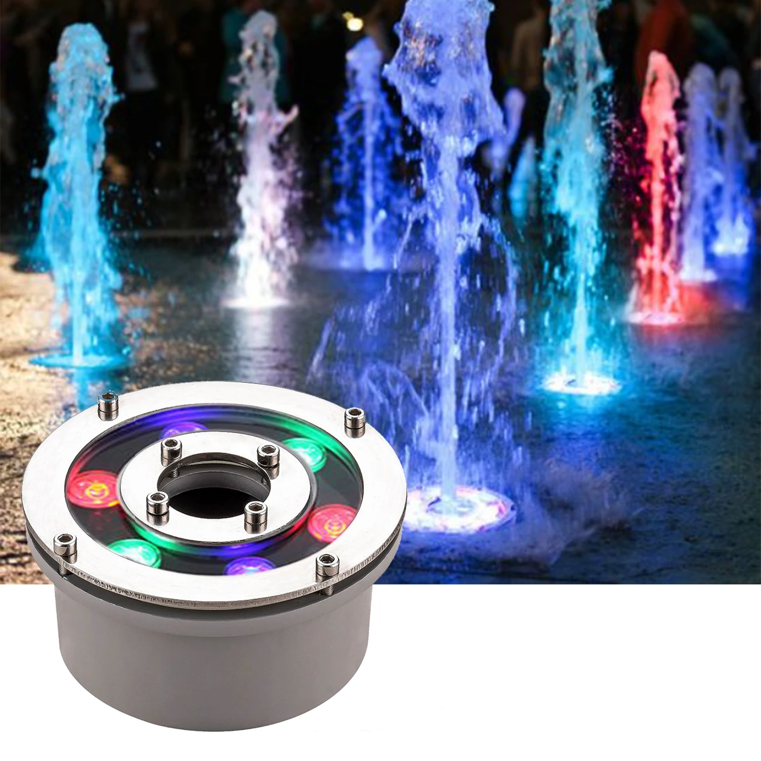 Commercial Underwater With Light Water Submersible 6w Led Fountain Colorful Lights
Commercial Underwater With Light Water Submersible 6w Led Fountain Colorful Lights