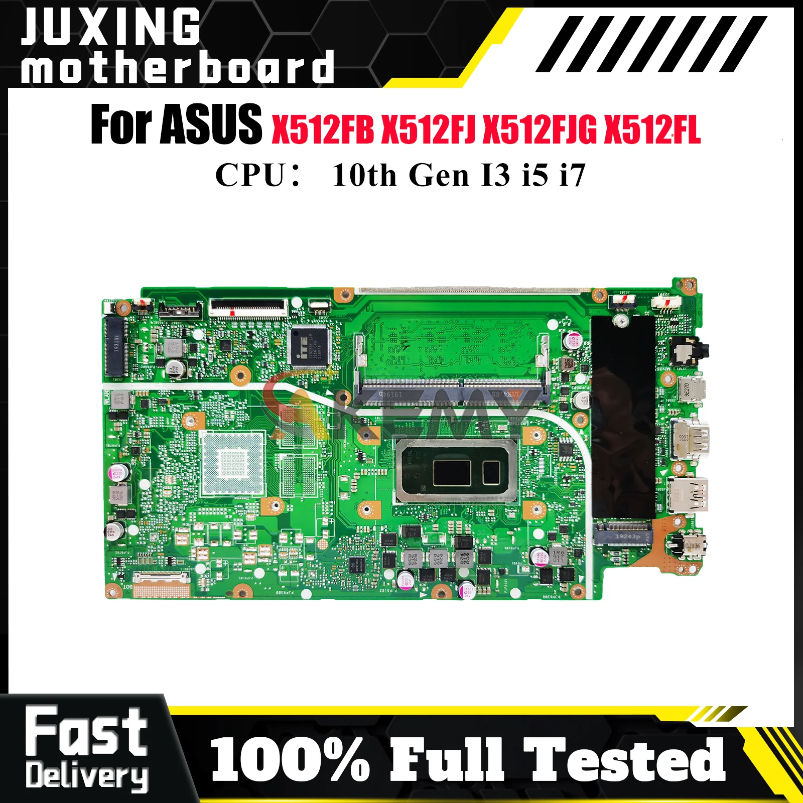 X512FA Laptop Motherboard For ASUS VivoBook X512FB A512F X512F X512FF F512F S512F V512F V5000F K512F Mainboard 10th Gen I3 i5 i7
X512FA Laptop Motherboard For ASUS VivoBook X512FB A512F X512F X512FF F512F S512F V512F V5000F K512F Mainboard 10th Gen I3 i5 i7