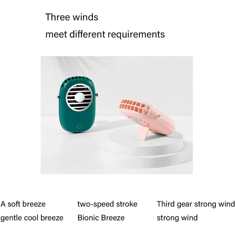 Mini Portable Fan Mini Hanging Neck Fan Quiet Personal Fan Fan for Office or Travel
Mini Portable Fan Mini Hanging Neck Fan Quiet Personal Fan Fan for Office or Travel