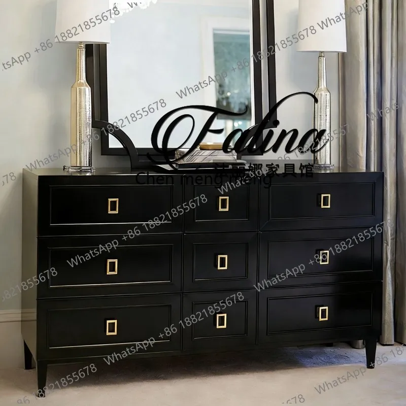 Американский ретро-комод из массива дерева, в стиле легкой роскоши, французский, большой вместимости, с ящиками
Американский ретро-комод из массива дерева, в стиле легкой роскоши, французский, большой вместимости, с ящиками