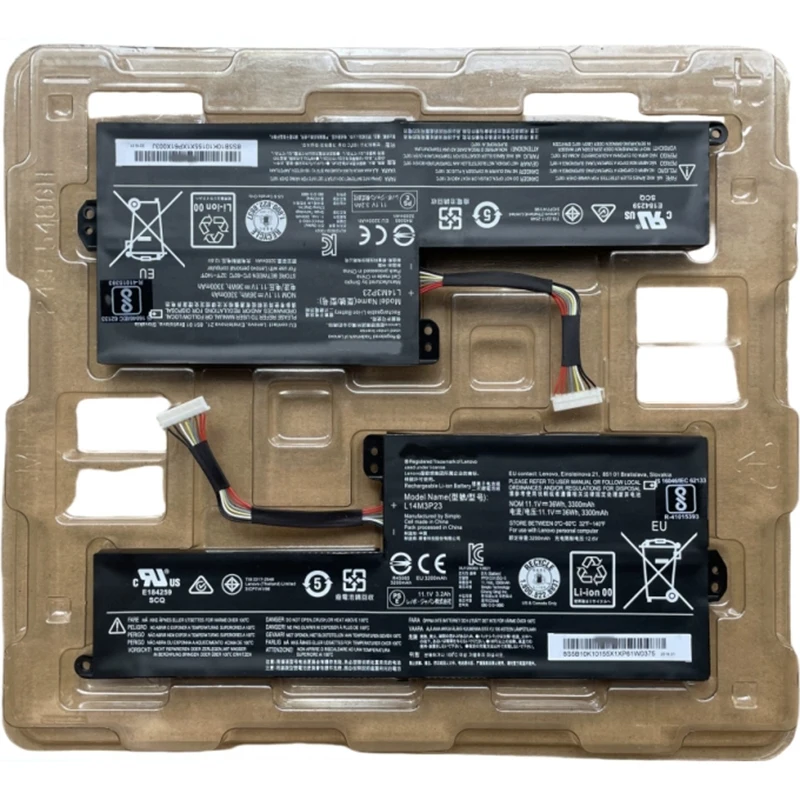 CP Laptop Battery L14M3P23 5B10H33230 11.1 V 36Wh 3300mAh For Chromebook N21 Series Tablet
CP Laptop Battery L14M3P23 5B10H33230 11.1 V 36Wh 3300mAh For Chromebook N21 Series Tablet