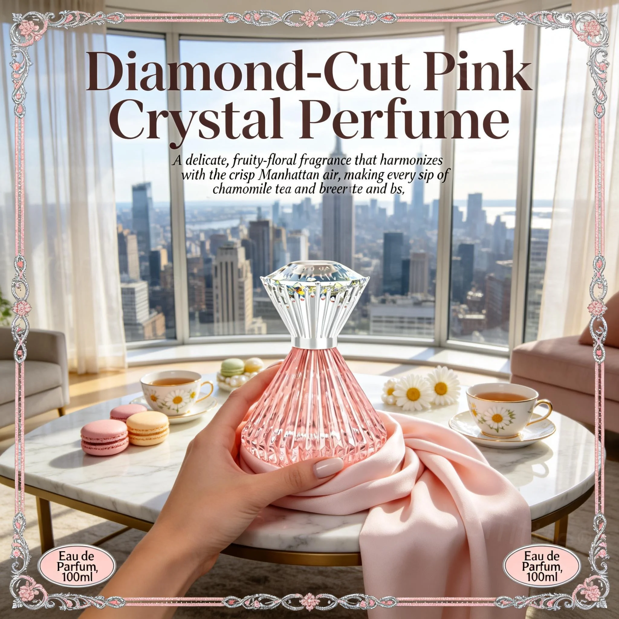 Refined Rose Fruity Social EDT 50ml 1.7oz, Long Lasting Opulent Floral Scent Social Occasion Wear Rich Accent for Dining Moments
Refined Rose Fruity Social EDT 50ml 1.7oz, Long Lasting Opulent Floral Scent Social Occasion Wear Rich Accent for Dining Moments