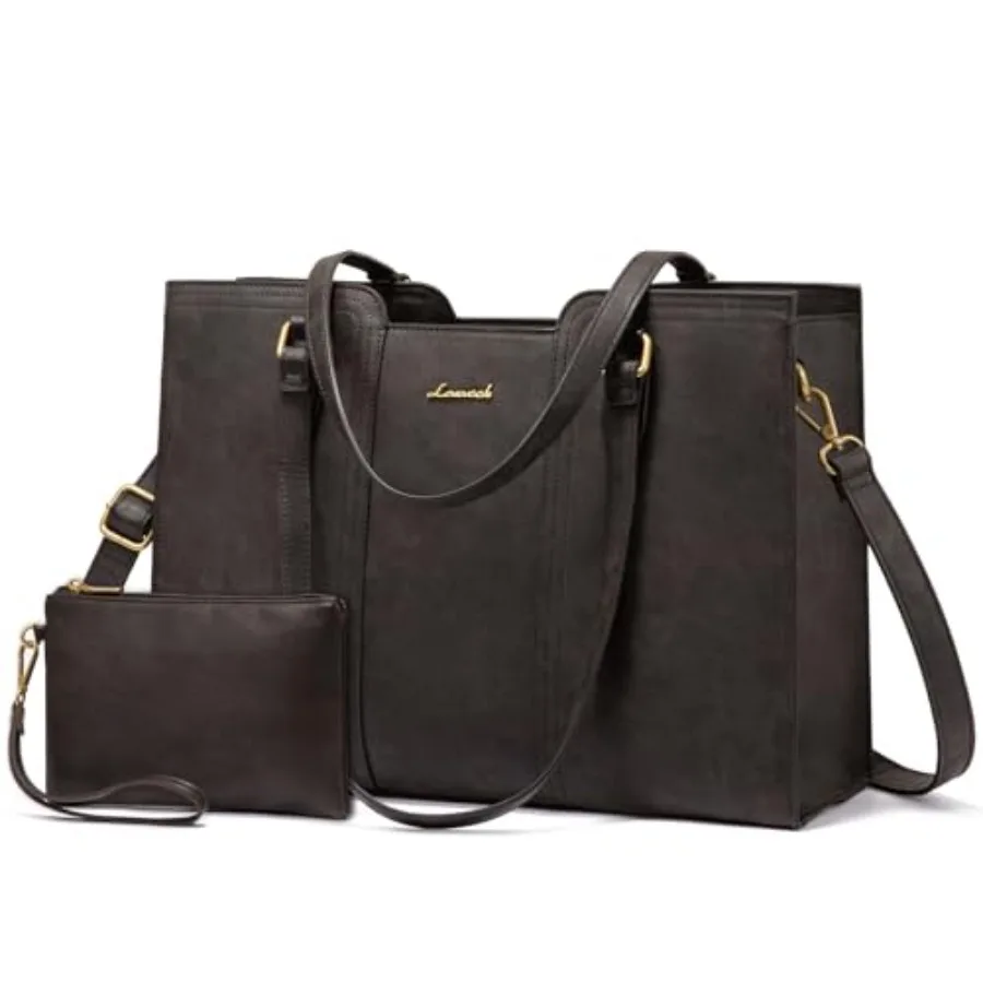 LOVEVOOK Laptop Bag for Women - Waterproof Work Bag for Women and Vintage Laptop Tote Purse with Wristlet
LOVEVOOK Laptop Bag for Women - Waterproof Work Bag for Women and Vintage Laptop Tote Purse with Wristlet
