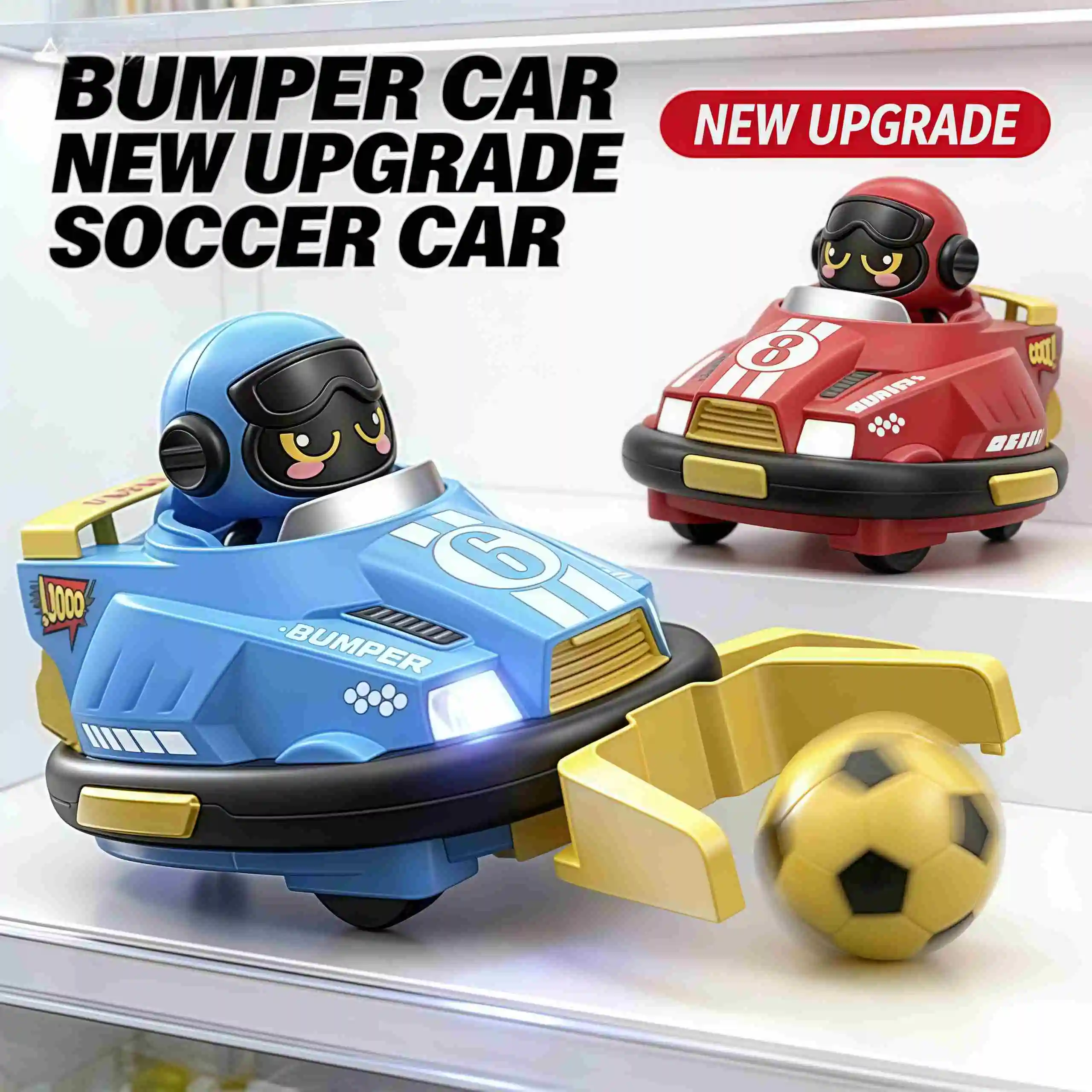 Rc Battle Bumper Cars W/ Music & Lights: Robot Kart Toys for Toddlers & Family Games
Rc Battle Bumper Cars W/ Music & Lights: Robot Kart Toys for Toddlers & Family Games