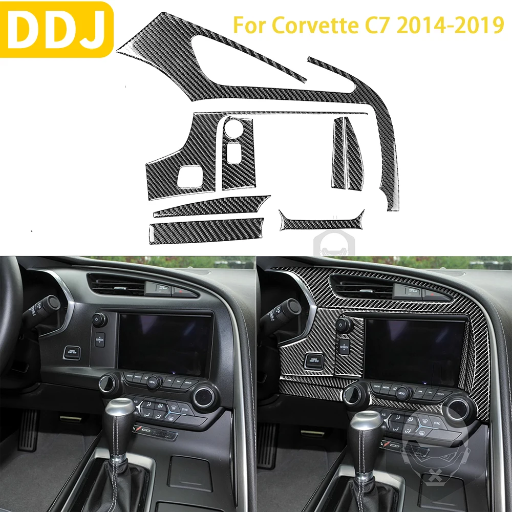 For Chevrolet Corvette C7 2014-2019 Accessories Carbon Fiber Car Interior Central Control Multimedia Navigation Panel Stickers
For Chevrolet Corvette C7 2014-2019 Accessories Carbon Fiber Car Interior Central Control Multimedia Navigation Panel Stickers