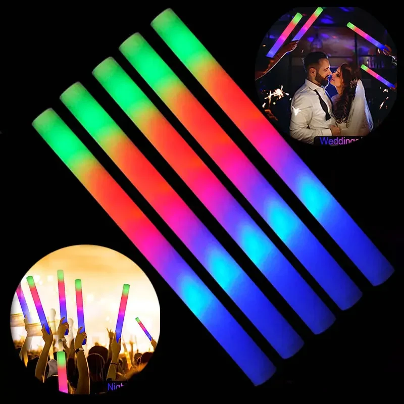 12/30PCS Glow Party Foam Sticks LED Light Stick for Glow in the Dark Party Concerts, Night Events, Birthday Decorations
12/30PCS Glow Party Foam Sticks LED Light Stick for Glow in the Dark Party Concerts, Night Events, Birthday Decorations