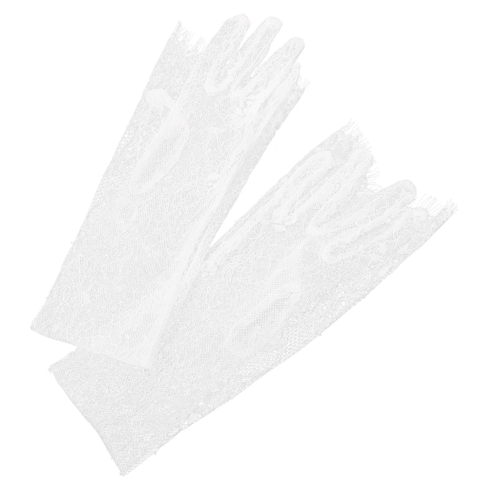 1Pair White Lace Tulle Gloves for Women Wedding Bride Long Sheer Mesh Formal Dresses Bridal Photography Accessories Functional
1Pair White Lace Tulle Gloves for Women Wedding Bride Long Sheer Mesh Formal Dresses Bridal Photography Accessories Functional