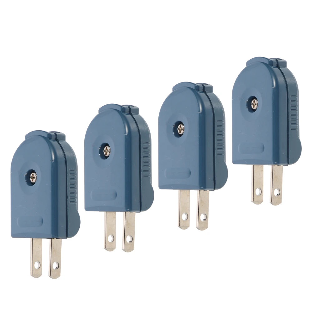 4Pcs 2 Prong Us Plug Replacement 10A 125V Industrial Power Plug for Extension Cord Repair and Heavy Duty Use Electric Plugs
4Pcs 2 Prong Us Plug Replacement 10A 125V Industrial Power Plug for Extension Cord Repair and Heavy Duty Use Electric Plugs