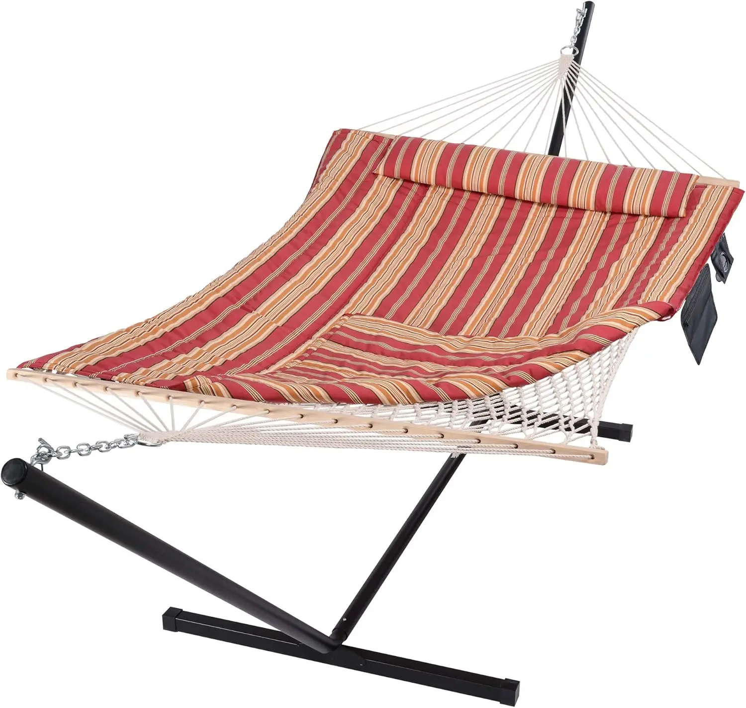 Hammocks Portable Hammock with Stand, Hammock with Stand 2 Person Heavy Duty for Bedroom, Backyard, Patio, Balcony, Red Stripe
Hammocks Portable Hammock with Stand, Hammock with Stand 2 Person Heavy Duty for Bedroom, Backyard, Patio, Balcony, Red Stripe