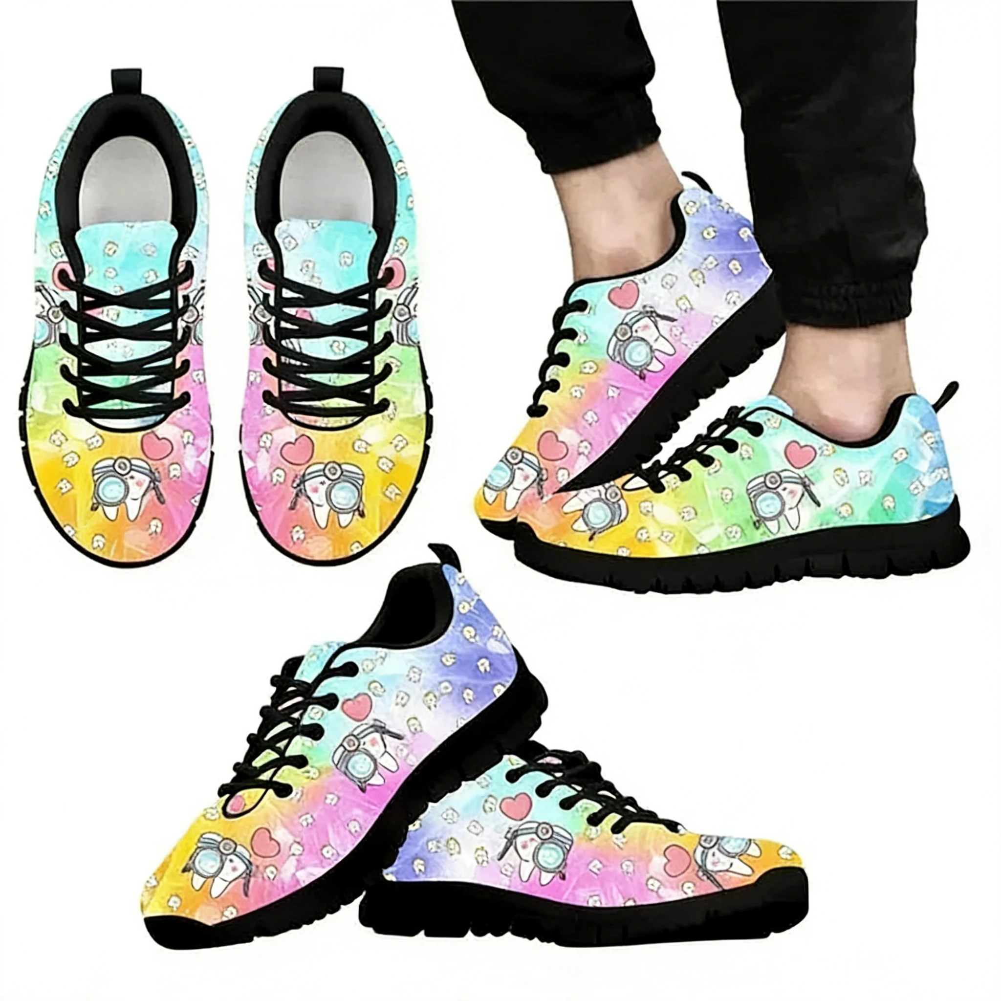 Dentist Shoes Woman Flats Sneakers Gradient Tooth Dental Doctor Print Summer Breathable Female Shoe Ladies Footwear
Dentist Shoes Woman Flats Sneakers Gradient Tooth Dental Doctor Print Summer Breathable Female Shoe Ladies Footwear