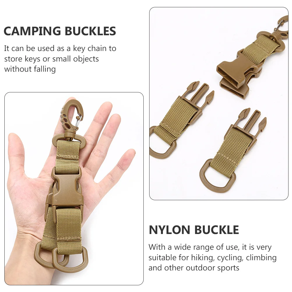 3Pcs Waist Pack Carabiner Nylon Buckle for Outdoor Key Chains Hiking Camping Backpack Gear Multi-Function Hanging Hook
3Pcs Waist Pack Carabiner Nylon Buckle for Outdoor Key Chains Hiking Camping Backpack Gear Multi-Function Hanging Hook
