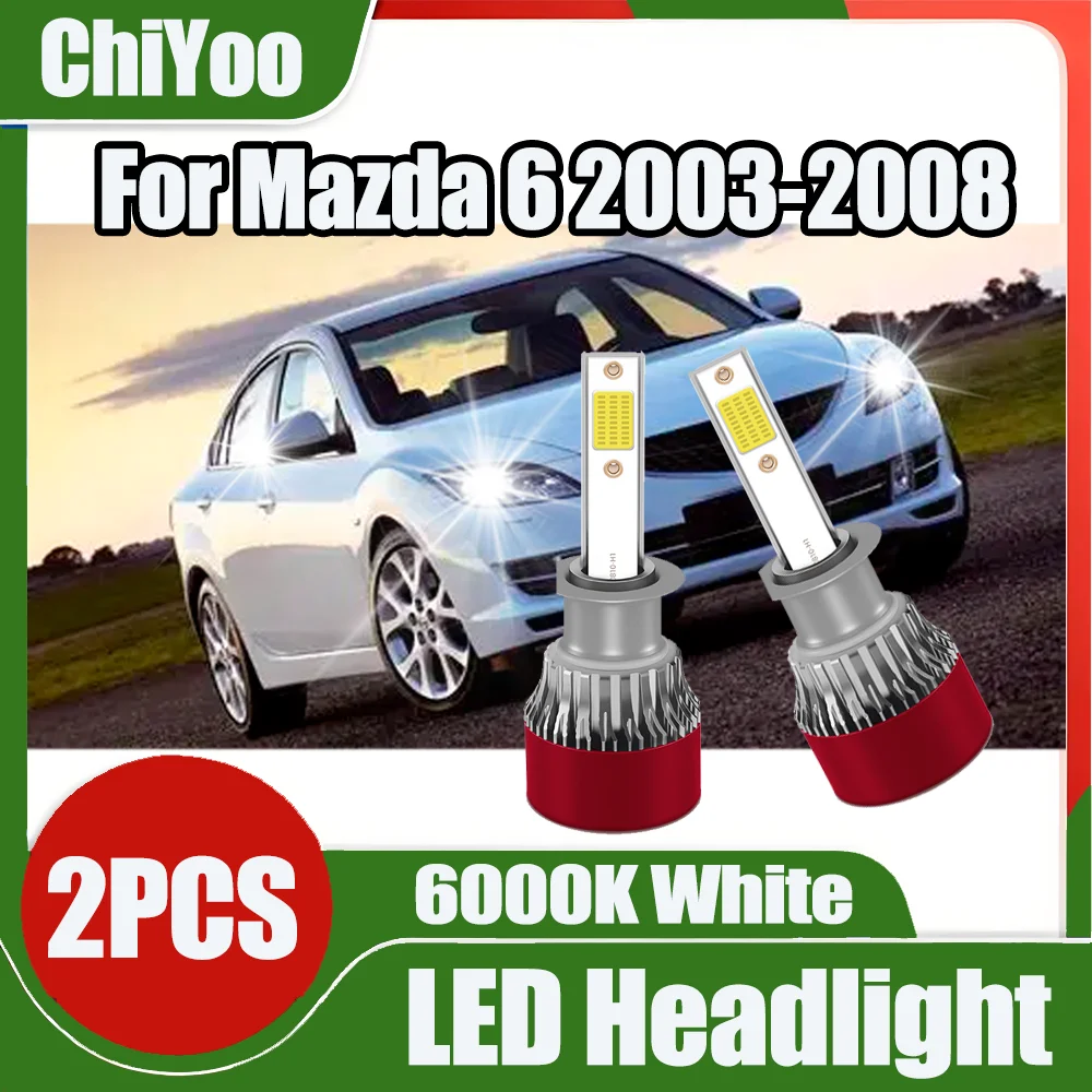 2PCS Canbus No error 20000LM Auto Head Lamps 6000K White LED Headlight Car Lights 12V For Mazda 6 2003 2004 2005 2006 2007 2008
2PCS Canbus No error 20000LM Auto Head Lamps 6000K White LED Headlight Car Lights 12V For Mazda 6 2003 2004 2005 2006 2007 2008