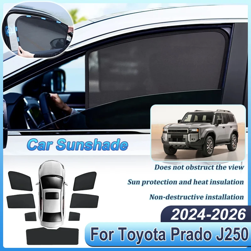 Car Mesh Sun Shades For Toyota Land Cruiser Prado J250 Accessories 2024 2025 2026 Magnetic Sunshade Windshield Window Visor Tool
Car Mesh Sun Shades For Toyota Land Cruiser Prado J250 Accessories 2024 2025 2026 Magnetic Sunshade Windshield Window Visor Tool