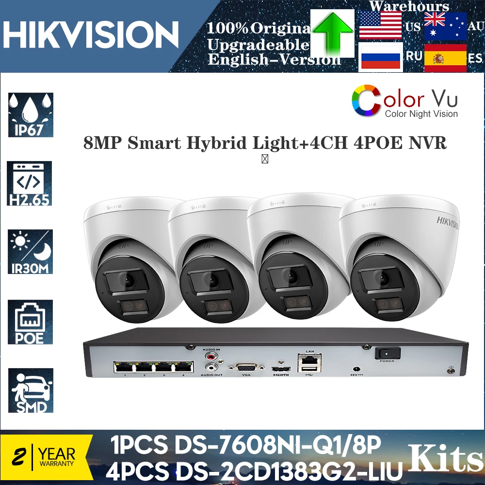 Оригинальная Двухсторонняя аудиосвязь Hikvision DS-7604NI-Q1/4P, 4PoE, 4-канальный сетевой видеорегистратор, умная гибридная зеркальная сетевая камера с фиксированным револьверным сигналом
Оригинальная Двухсторонняя аудиосвязь Hikvision DS-7604NI-Q1/4P, 4PoE, 4-канальный сетевой видеорегистратор, умная гибридная зеркальная сетевая камера с фиксированным револьверным сигналом