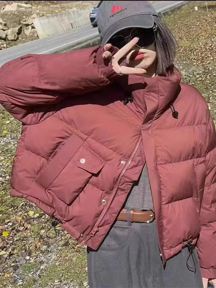 Korean Sle Loose Stand Collar down Cotton Jaet Women's Winter New Faion Thiened ort Bread Sle Coat Zipper Closure
Korean Sle Loose Stand Collar down Cotton Jaet Women's Winter New Faion Thiened ort Bread Sle Coat Zipper Closure