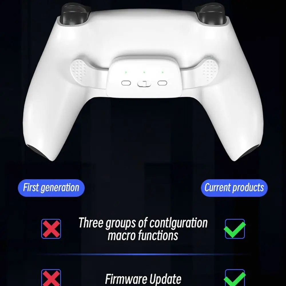 Professional Gaming Gamepad Back Paddles DIY Programmable Gamepad Extension Multi-function Controller Back Buttons for PS5
Professional Gaming Gamepad Back Paddles DIY Programmable Gamepad Extension Multi-function Controller Back Buttons for PS5