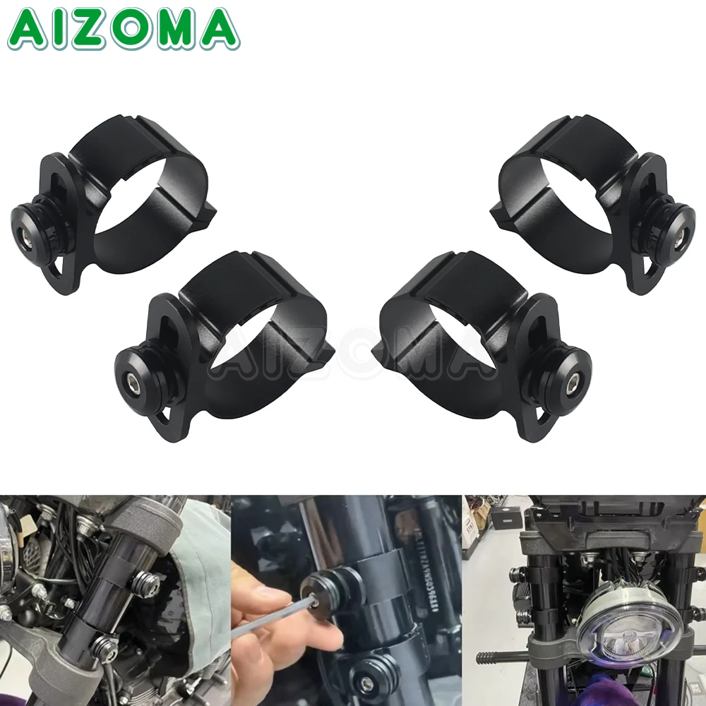 Motorcycle Headlight Fairing Mount Clamp 48mm-55mm Front Forks Bracket For Harley Dyna Softail Sportster XL 1200 883 Street Bob
Motorcycle Headlight Fairing Mount Clamp 48mm-55mm Front Forks Bracket For Harley Dyna Softail Sportster XL 1200 883 Street Bob
