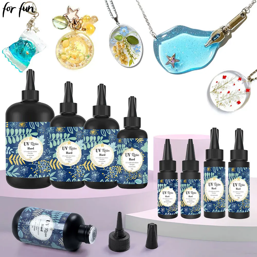 For Fun 25g-500g Hard Resin Glue Crystal Clear Ultraviolet Curing Epoxy Resin UV Glue Solar Cure DIY Jewelry Making Tools
For Fun 25g-500g Hard Resin Glue Crystal Clear Ultraviolet Curing Epoxy Resin UV Glue Solar Cure DIY Jewelry Making Tools