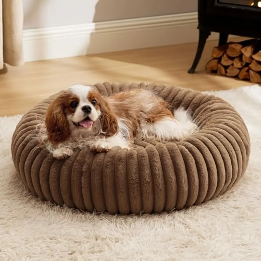 ComfyFleece™ Donut Medium Dog Bed - Washable Faux Fur with Corduroy Fleece and Anti Slip Bottom Round Pet Bed with Removable Co
ComfyFleece™ Donut Medium Dog Bed - Washable Faux Fur with Corduroy Fleece and Anti Slip Bottom Round Pet Bed with Removable Co