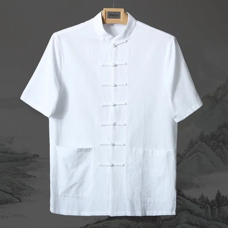 Улучшенный мужской повседневный топ на пуговицах с воротником ort Sve irt, китайская традиционная модная молодежная летняя одежда
Улучшенный мужской повседневный топ на пуговицах с воротником ort Sve irt, китайская традиционная модная молодежная летняя одежда