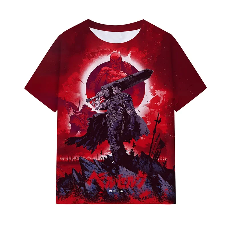 Anime Berserk Guts 3D Printed Plus-size Men's and Women's T-shirt Short Sleeve Street Harajuku Y2k Sport Quick Dry Breathable
Anime Berserk Guts 3D Printed Plus-size Men's and Women's T-shirt Short Sleeve Street Harajuku Y2k Sport Quick Dry Breathable